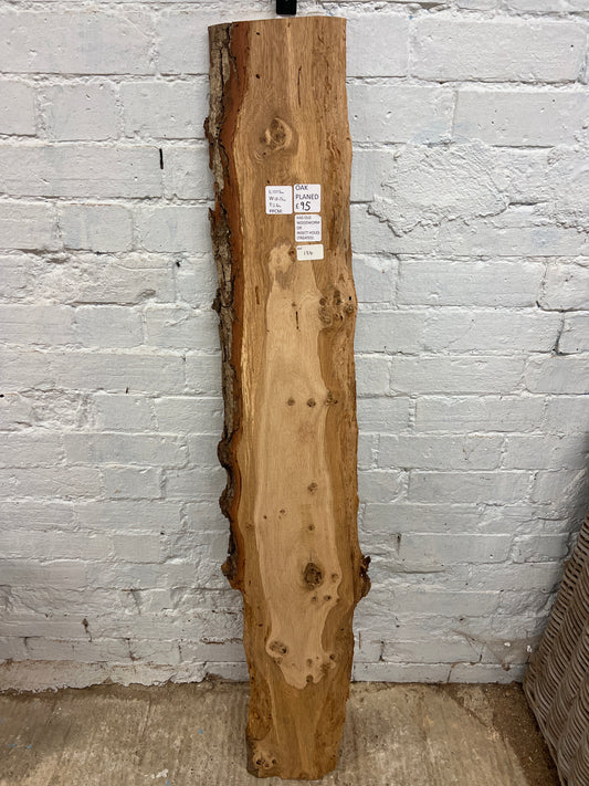 Oak No 124 - 1375x180-250x35mm Planed