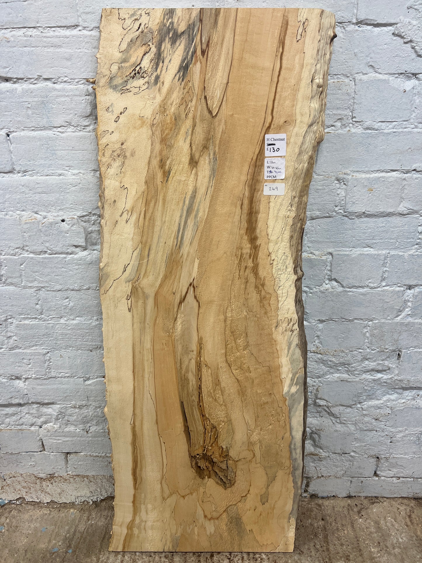 Horse Chestnut No 249 - 1160x400-450x40mm Planed