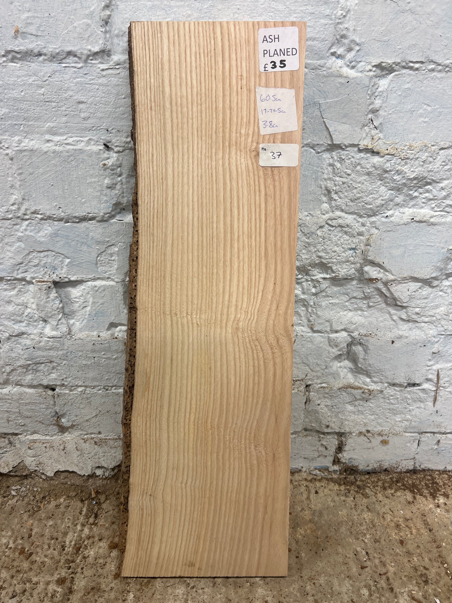 Ash No 37 - 605x170-205x38mm Planed