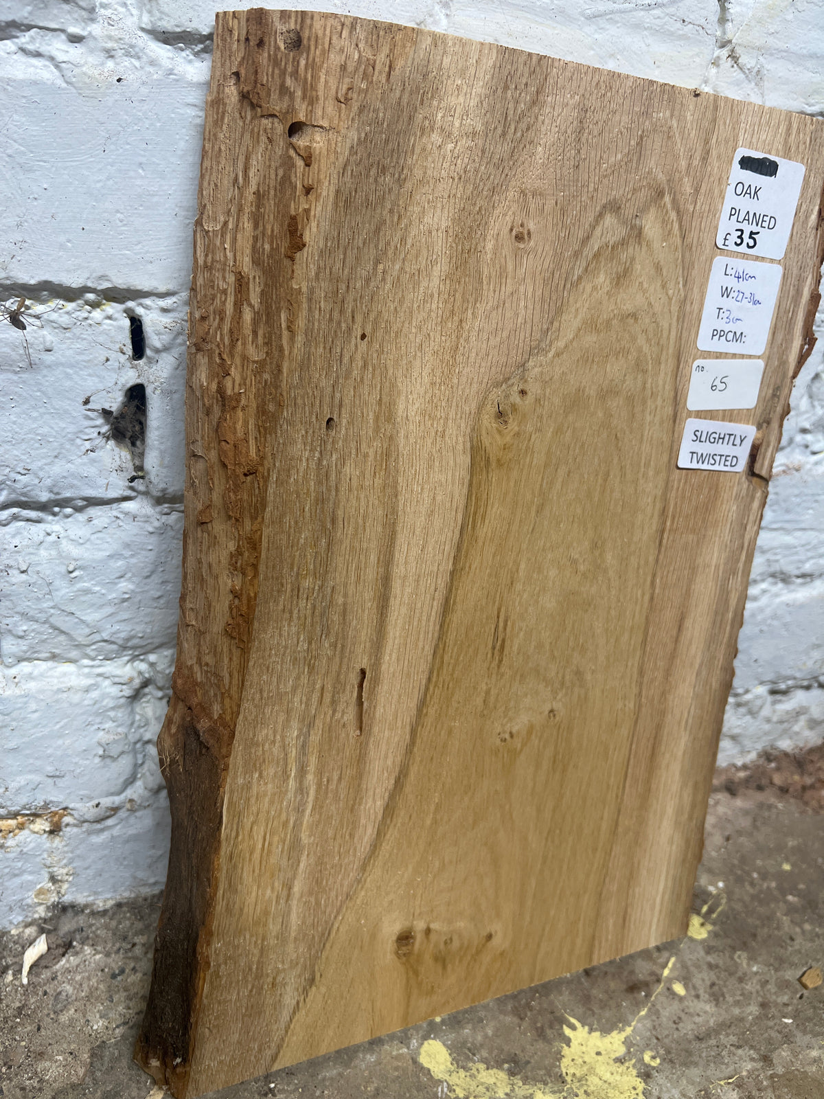 Oak No 65 - 410x270-310x30mm laned