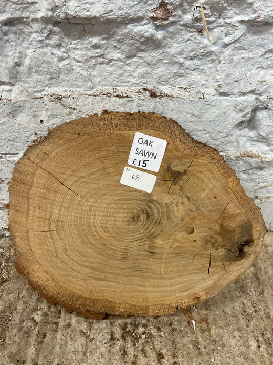 Oak No 68 - 250x300x40mm Sawn