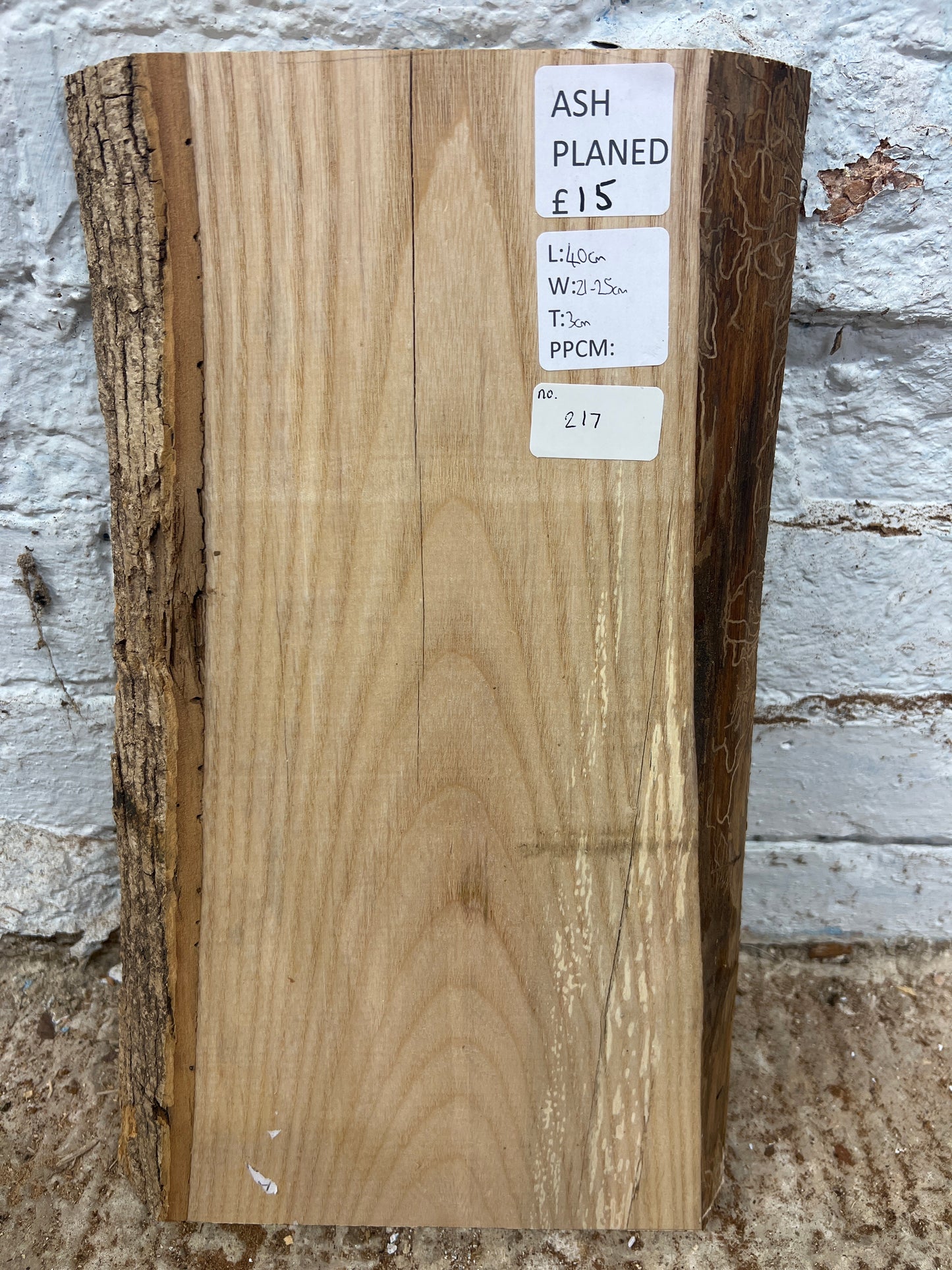 Ash No 217 - 400x220-250x30mm Planed
