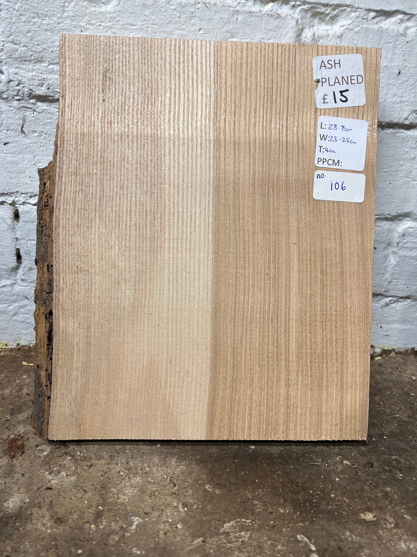 Ash No 106 - 288x230-250x40mm Planed