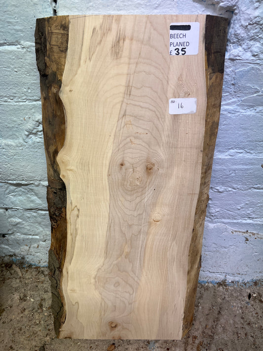 Beech No 16 - 555x260-280x28mm Planed