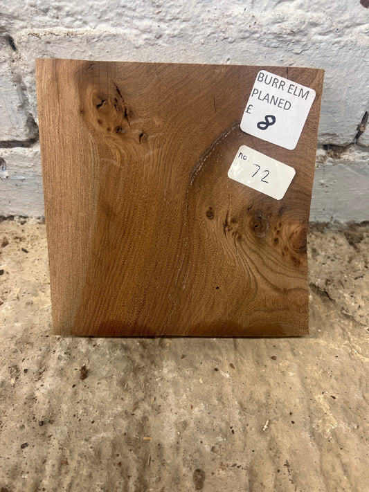Elm No 72 - 170x170x20mm Sawn