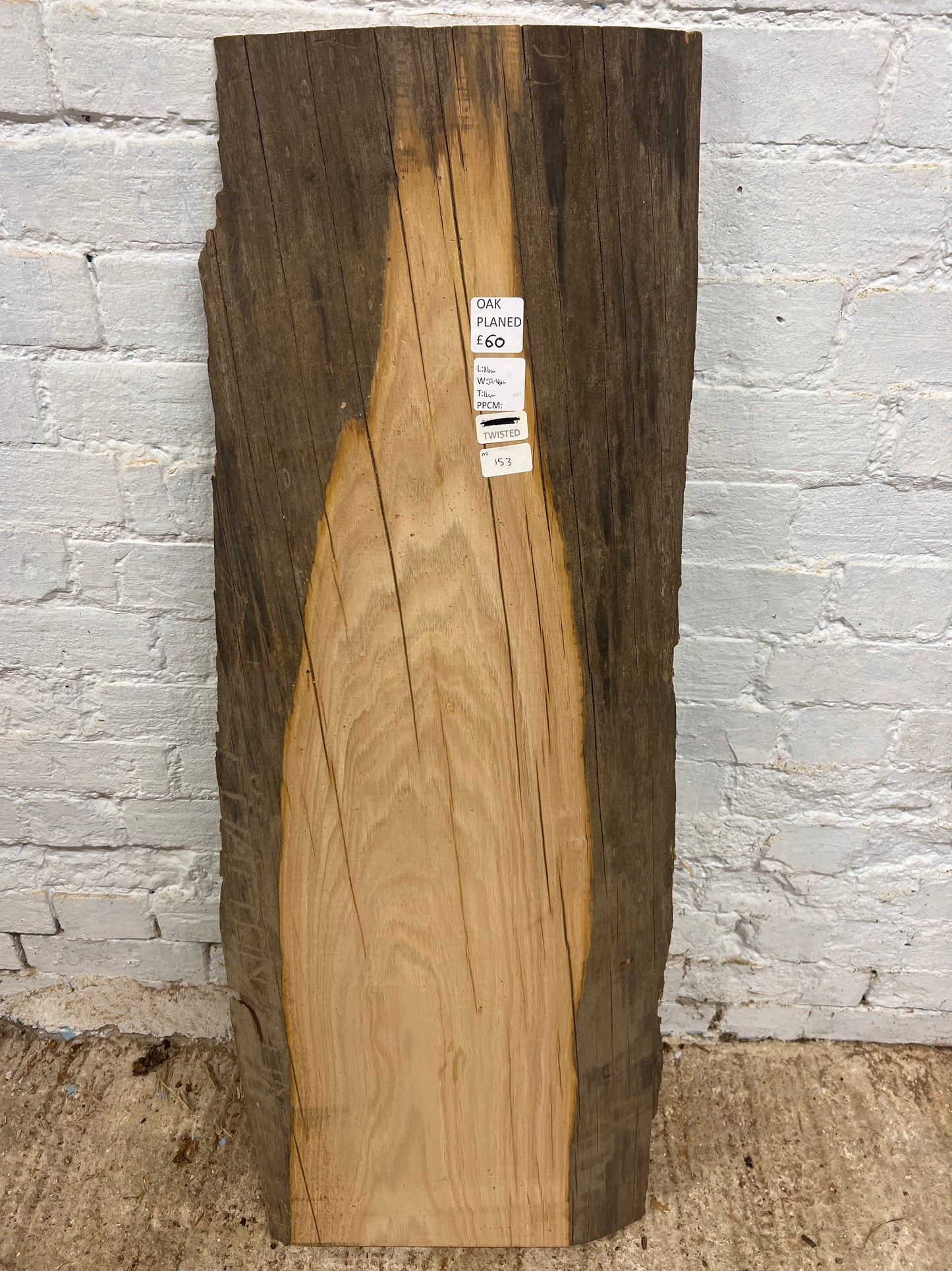 Aged Oak No 153 - 1140x320-440x40mm Planed