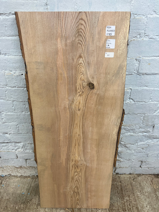 Ash No 60 - 1090x430-460x30mm Planed