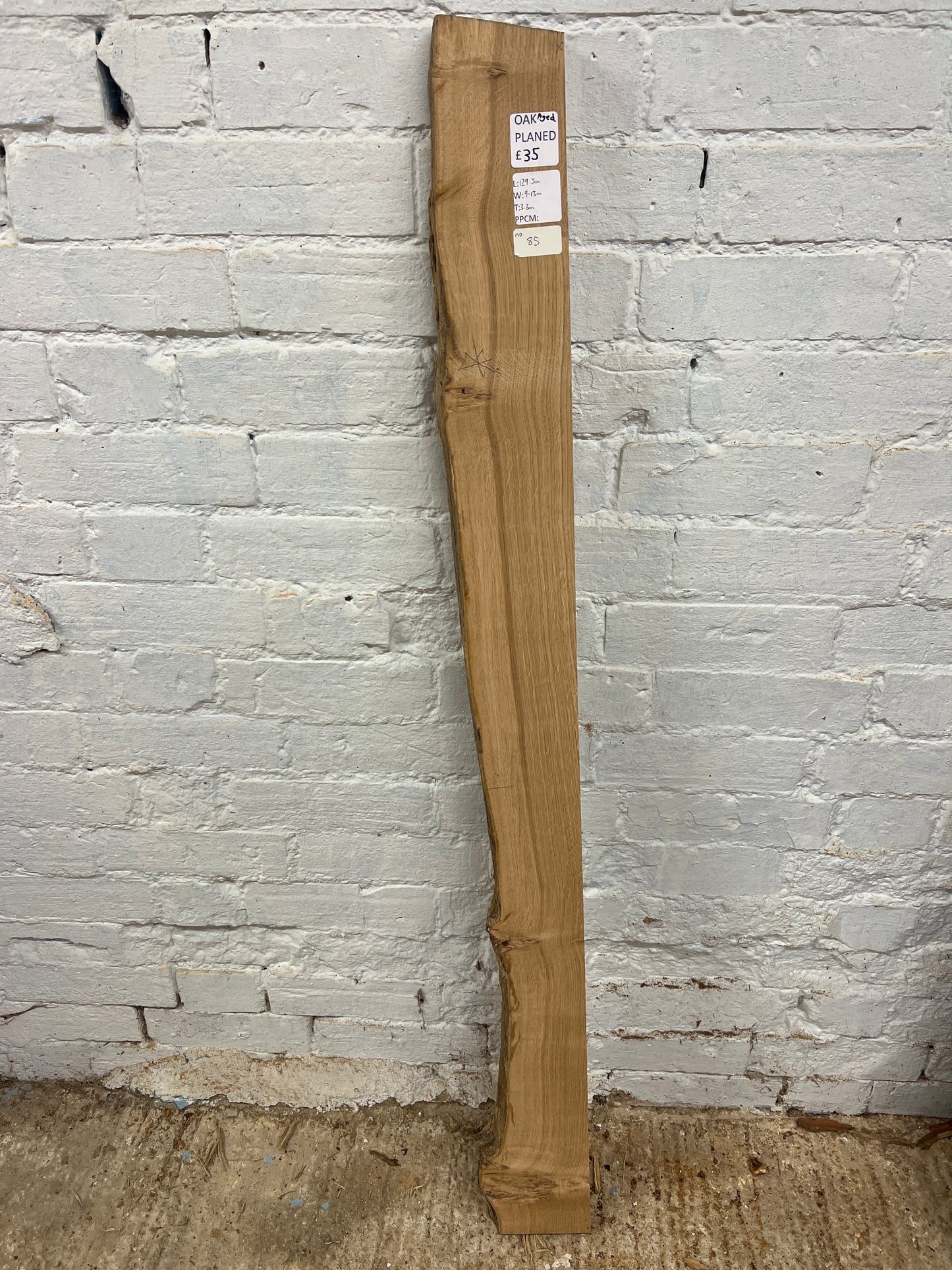 Aged Oak No 85 - 1295x90-130x33mm Planed