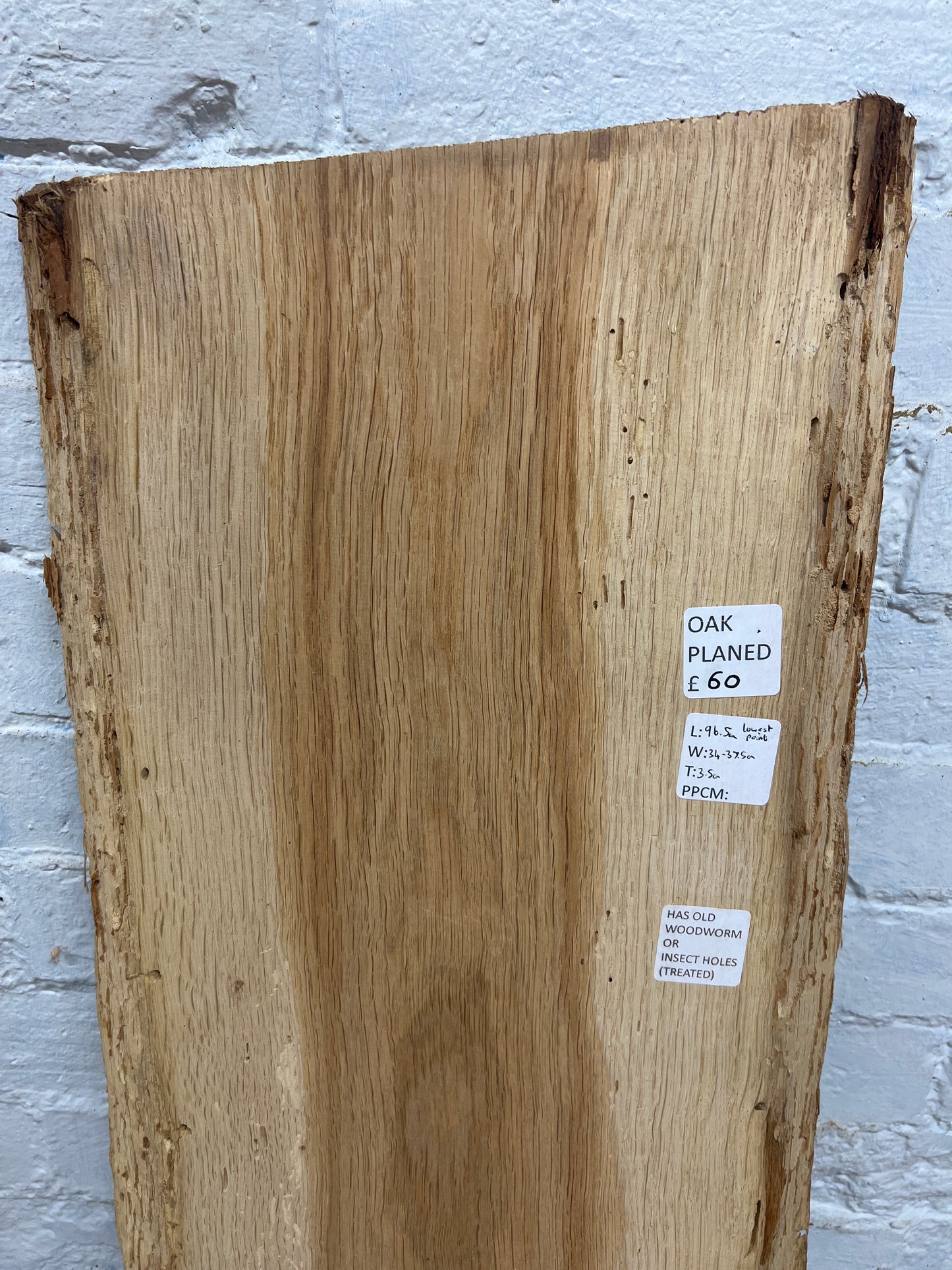 Oak No 108 - 965x340-375x35mm Planed
