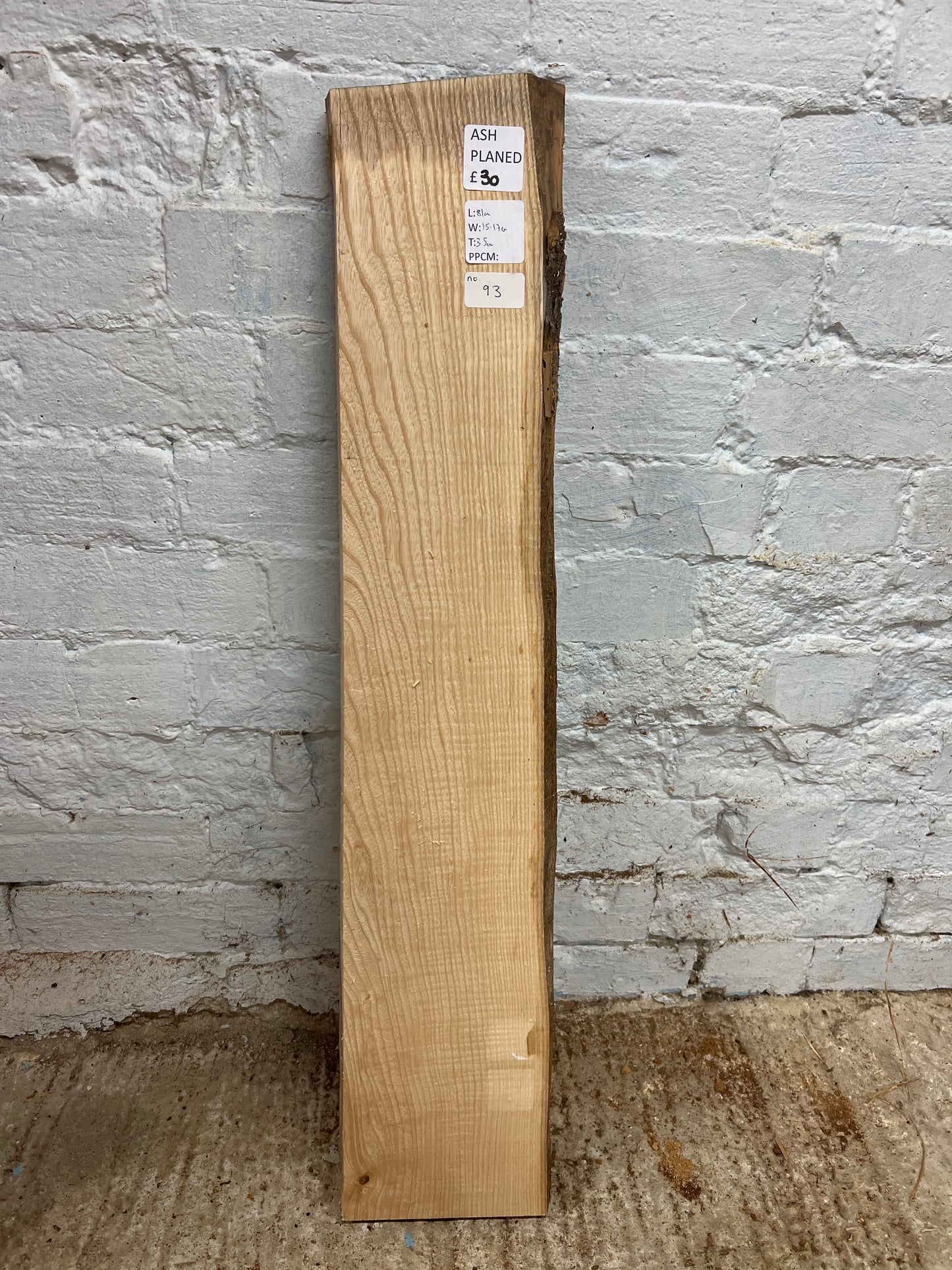 Ash No 93 - 810x150-170x35mm Planed