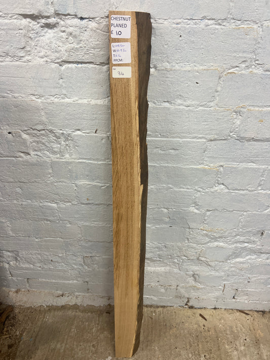 Chestnut No 34 - 1085x80-95x35mm Planed