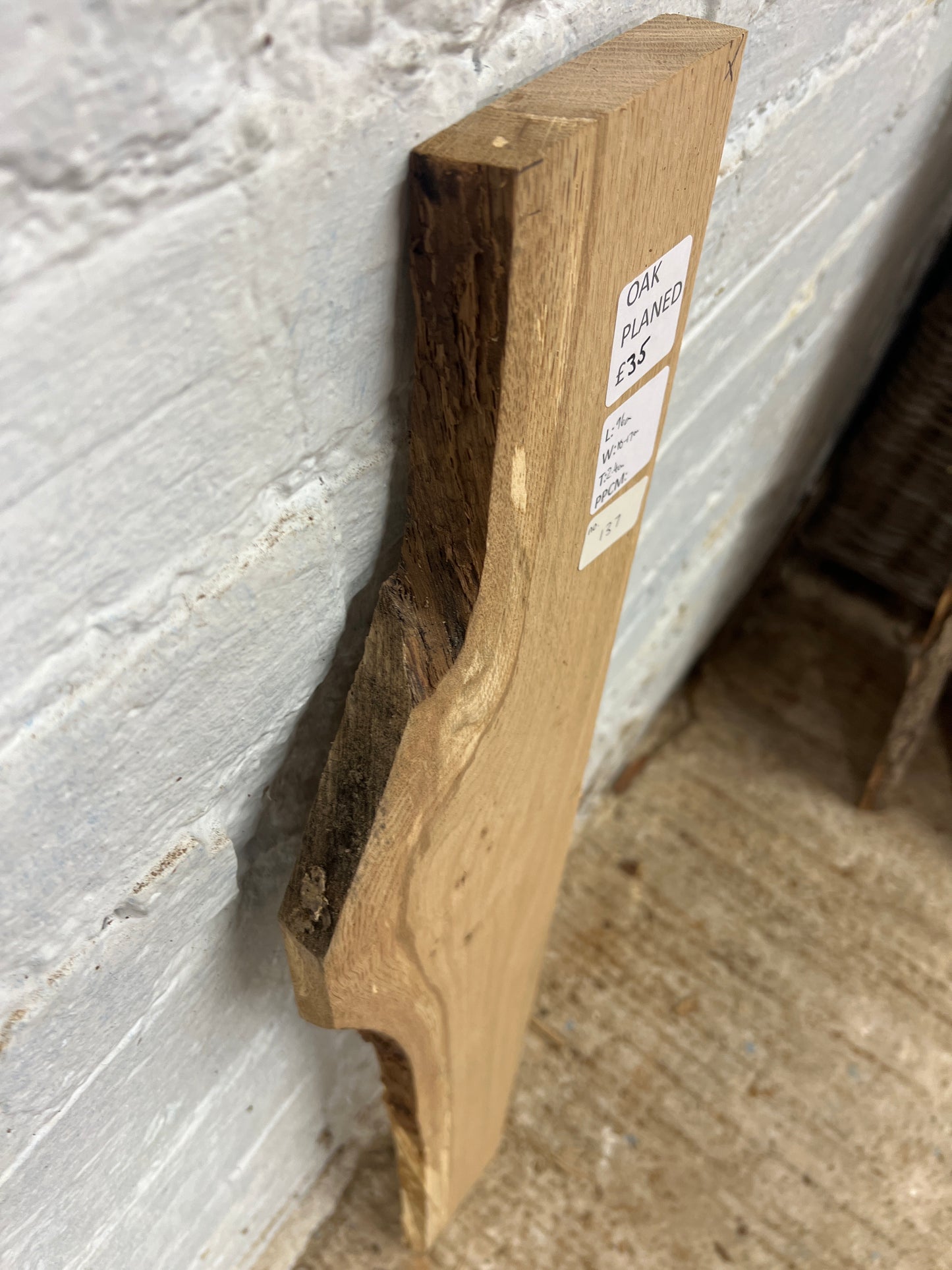 Oak No 137 - 960x100-170x24mm Planed