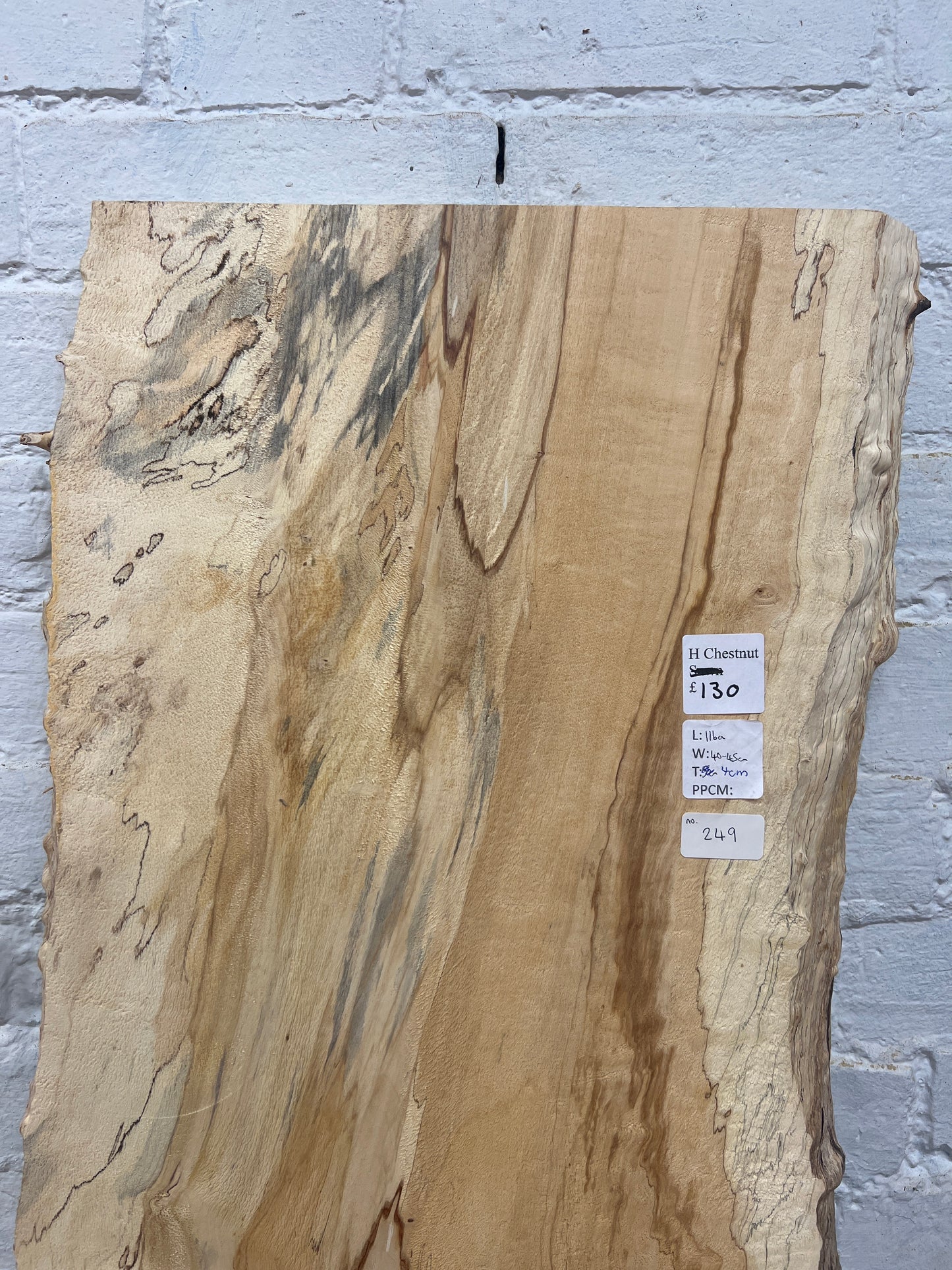 Horse Chestnut No 249 - 1160x400-450x40mm Planed