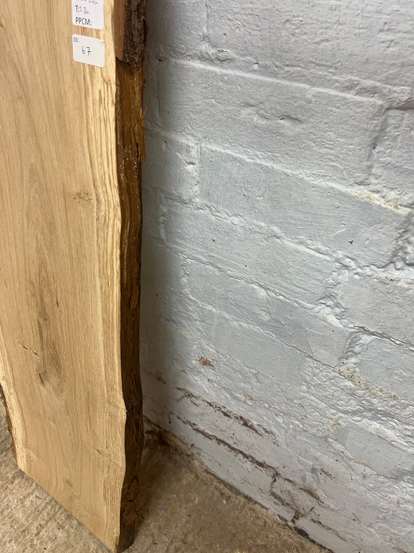 Oak No 67 - 1113x300-350x37mm Planed