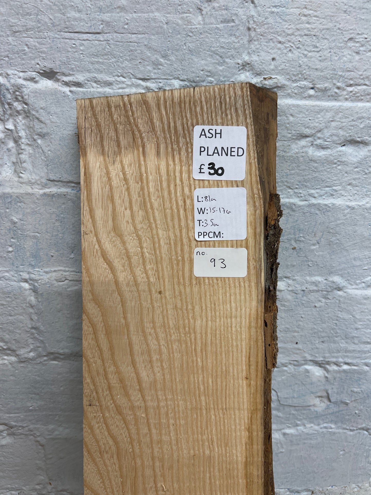 Ash No 93 - 810x150-170x35mm Planed