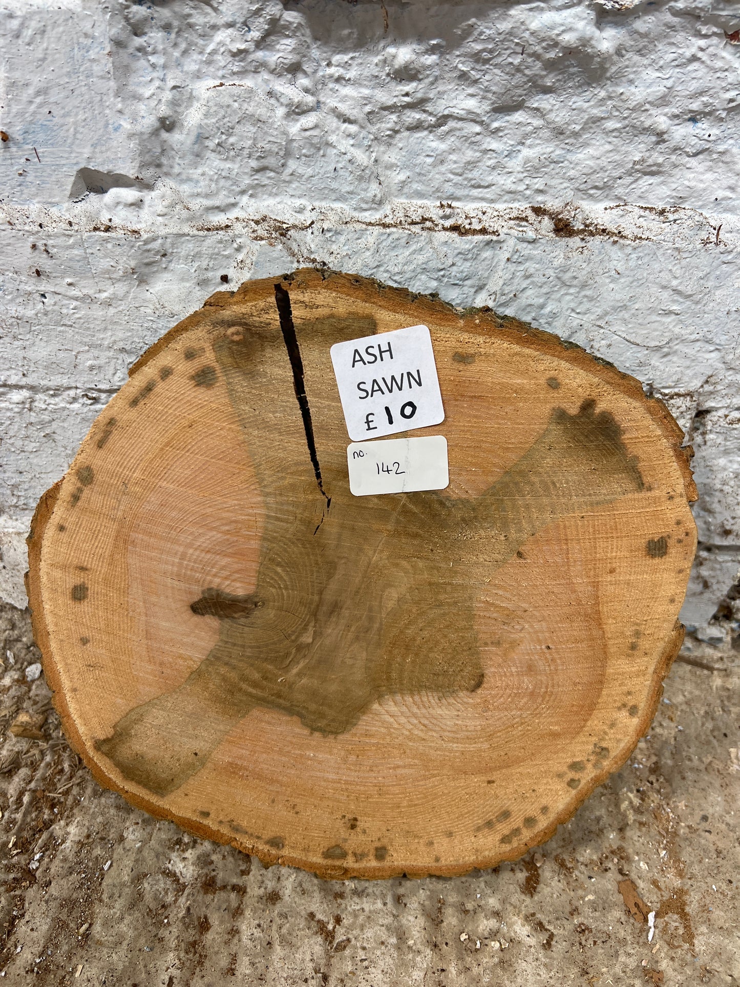 Ash No 142 - 250x250x40mm Sawn