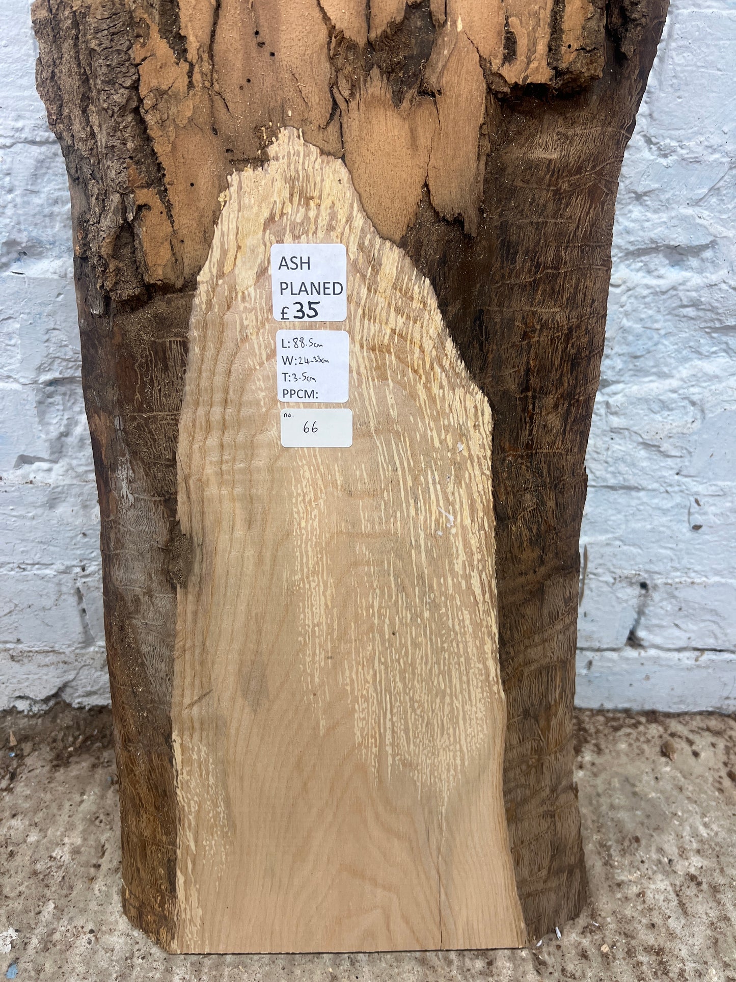 Ash No 66- 885x240-330x35mm Planed