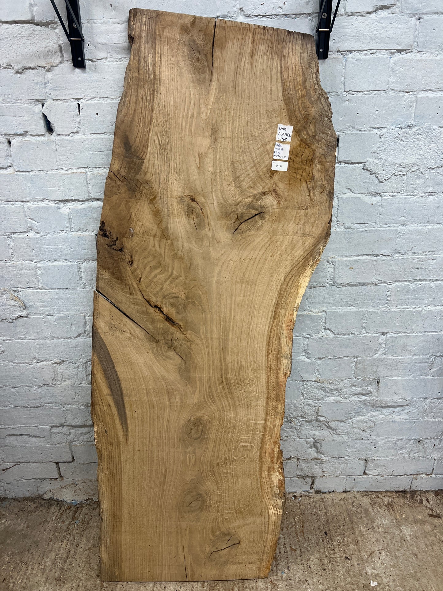 Aged Oak No 154 - 1490x410-570x26mm Planed