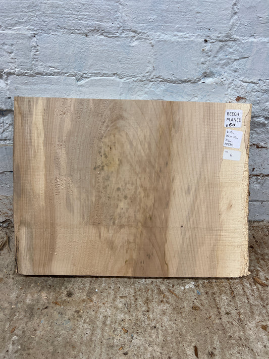 Beech No 6 - 390x500-520x40mm Planed