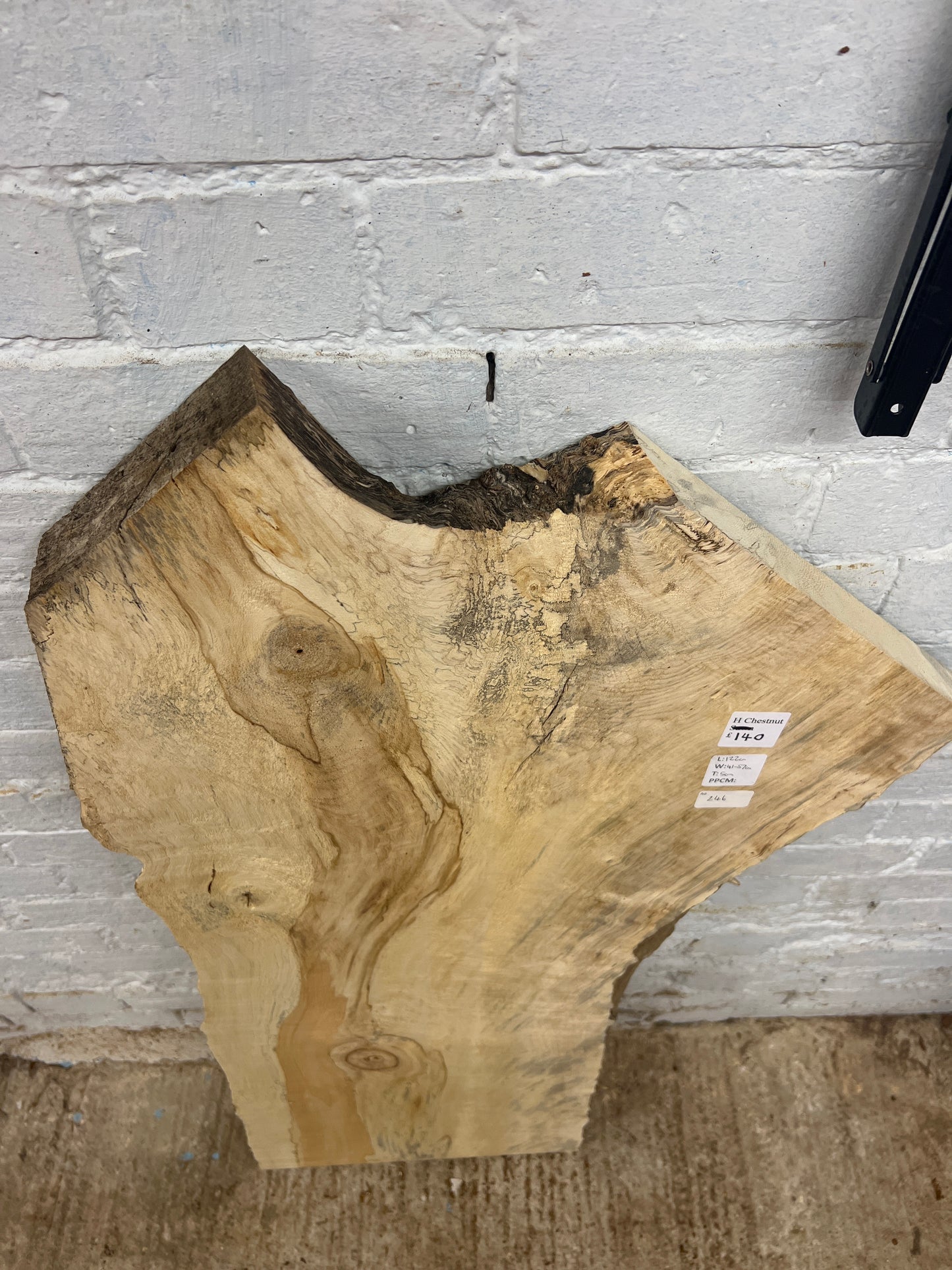 Horse Chestnut No 246 - 1220x410-570x50mm Planed