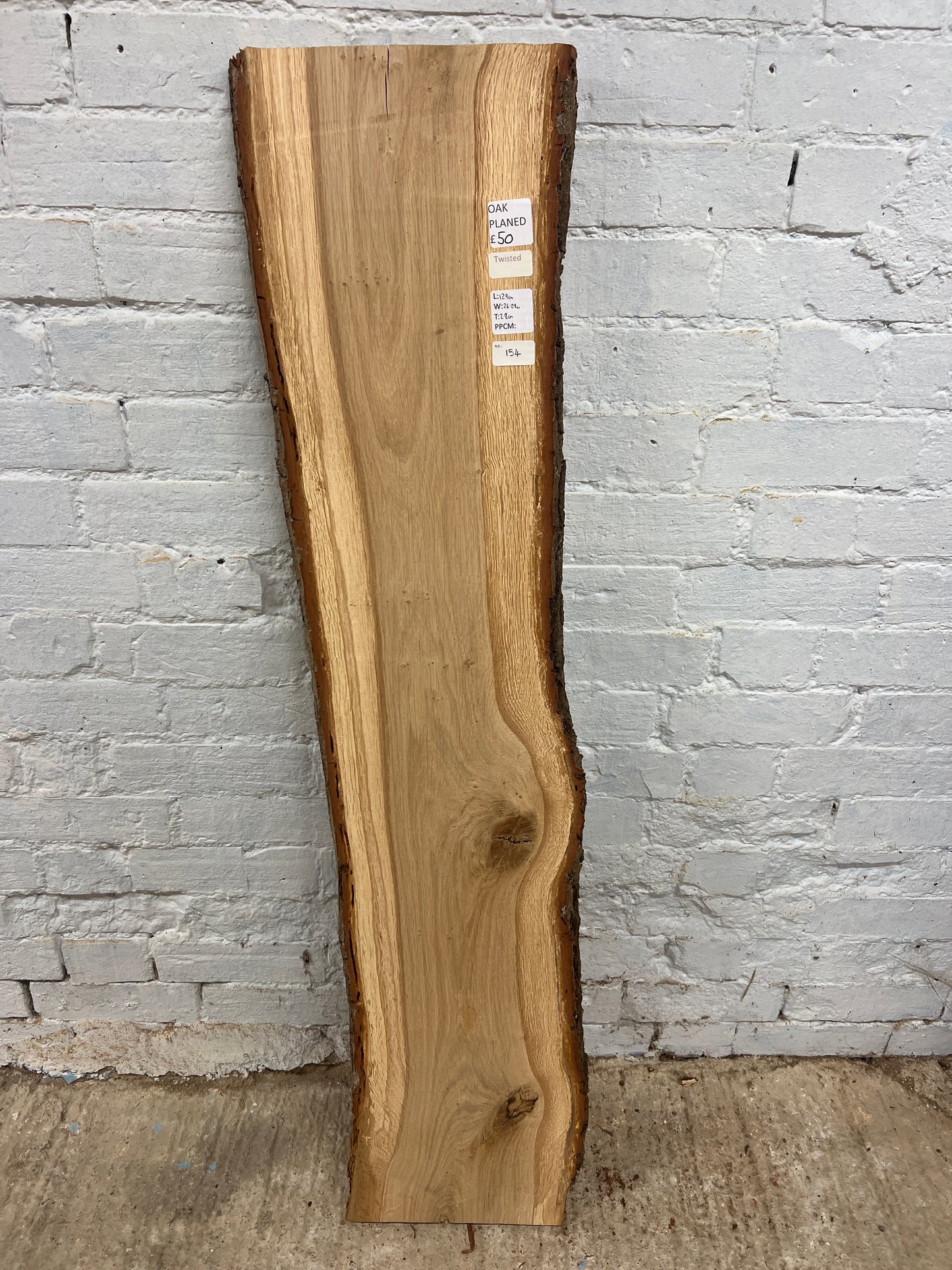 Oak No 154 - 900x180-220x20mm Planed