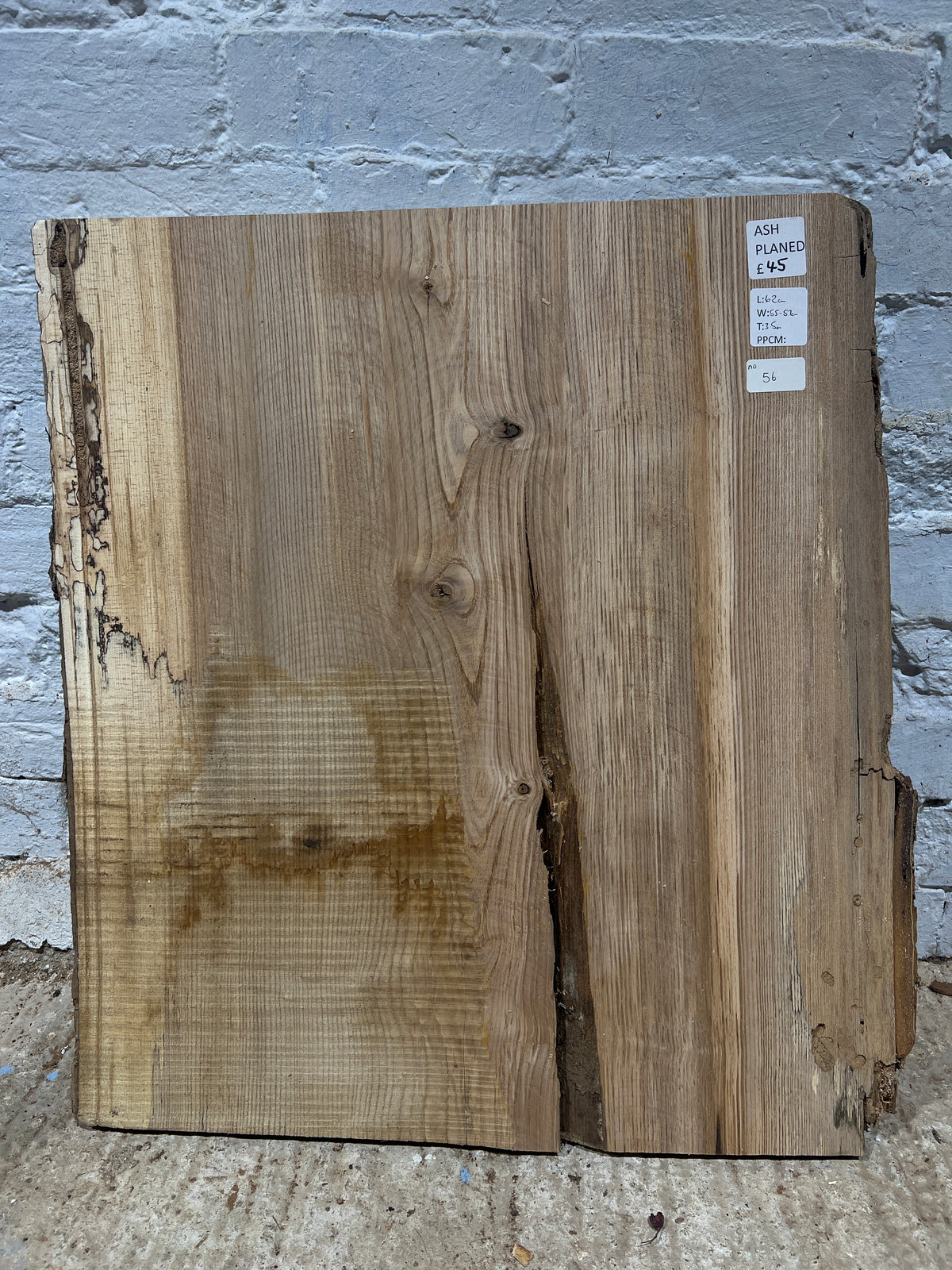 Ash No 56 - 620x550-570x35mm Planed