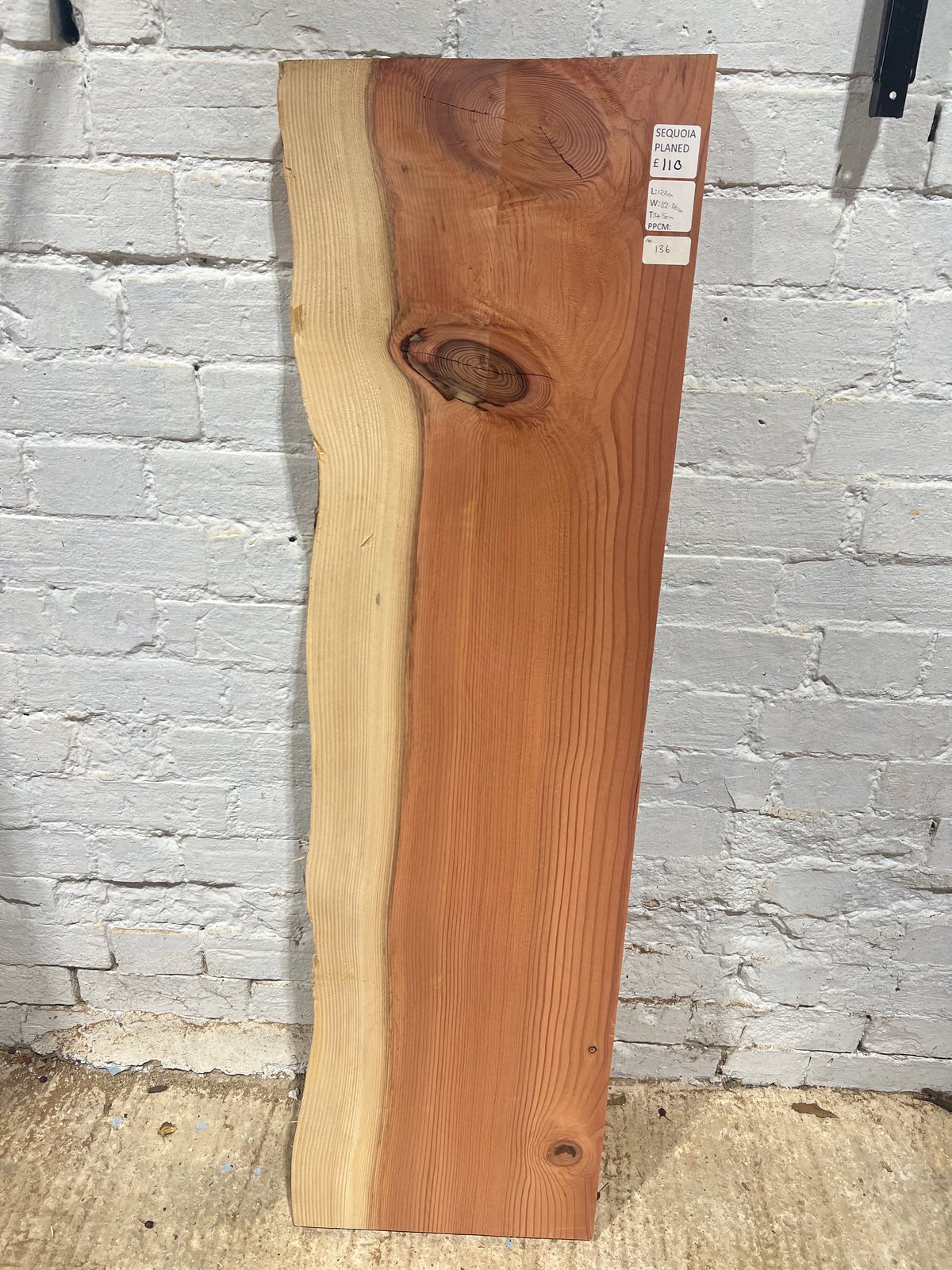 Sequoia No 136 - 1220x330-360x45mm Planed