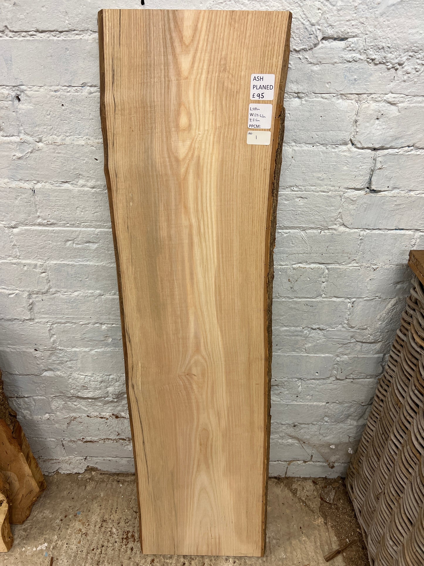 Ash No 1 - 1180x290-320x35mm Planed