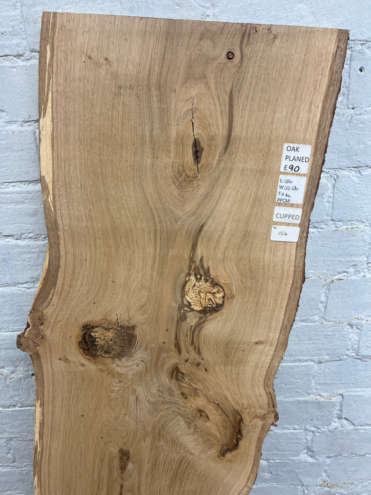 Oak No 154 - 1350x320-380x26mm Planed
