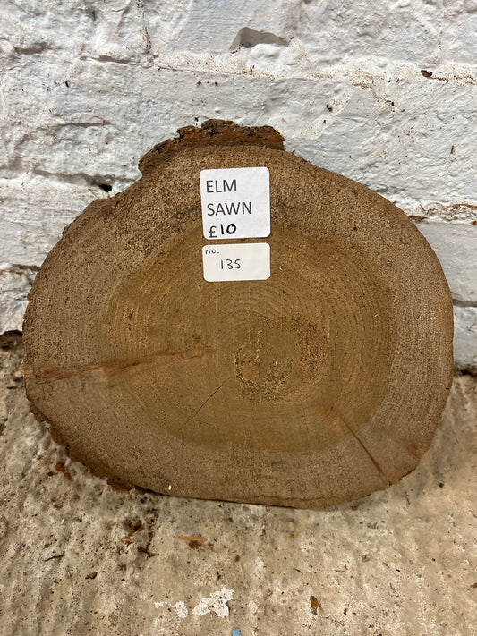 Elm No 135 - 260x230x55mm Sawn