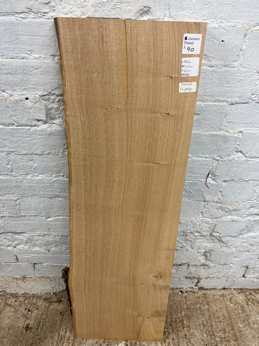 Chestnut No 177 - 985x310-350x44mm Planed