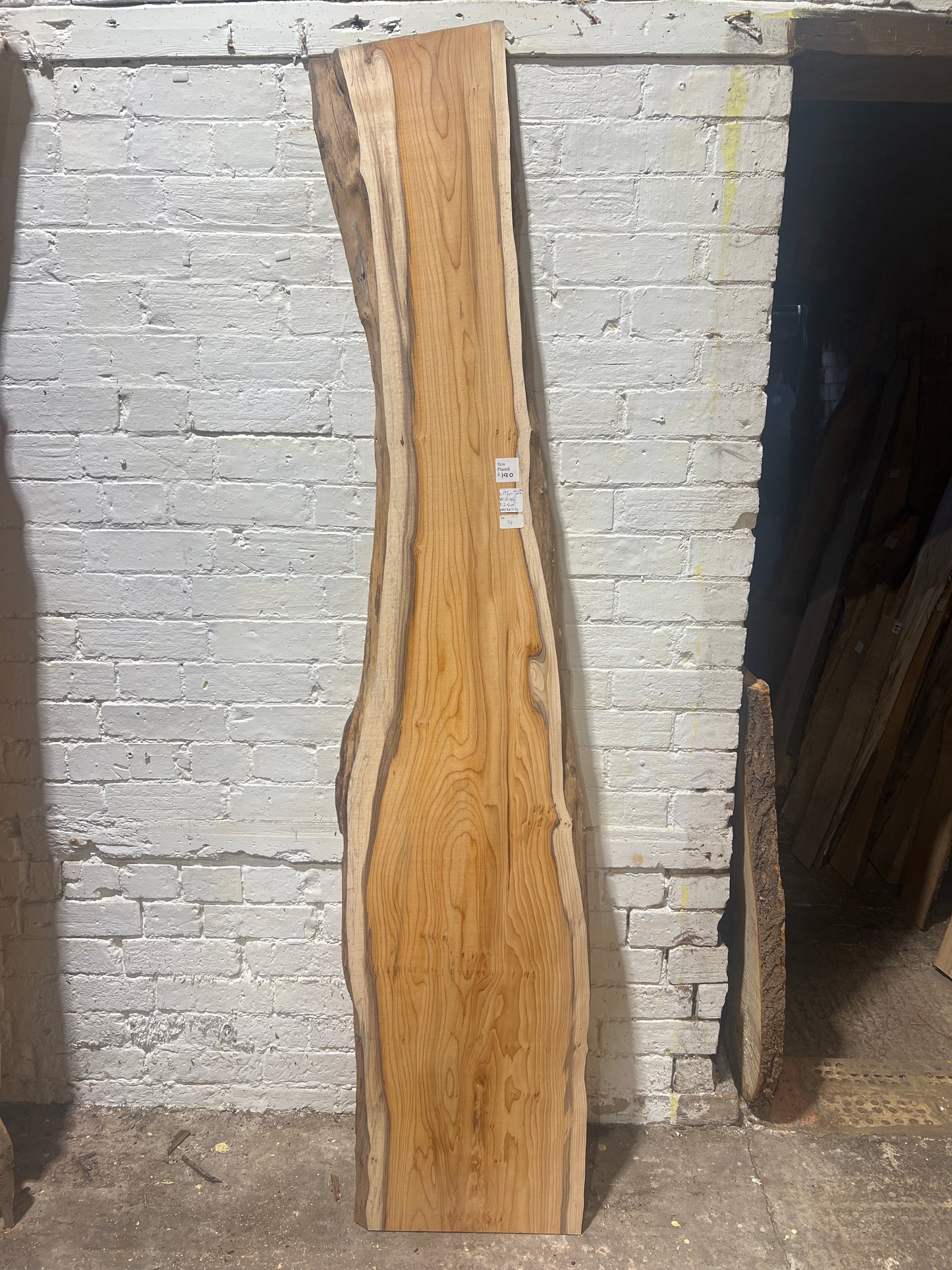 Yew No 14 - 1920x250-410x25mm Planed