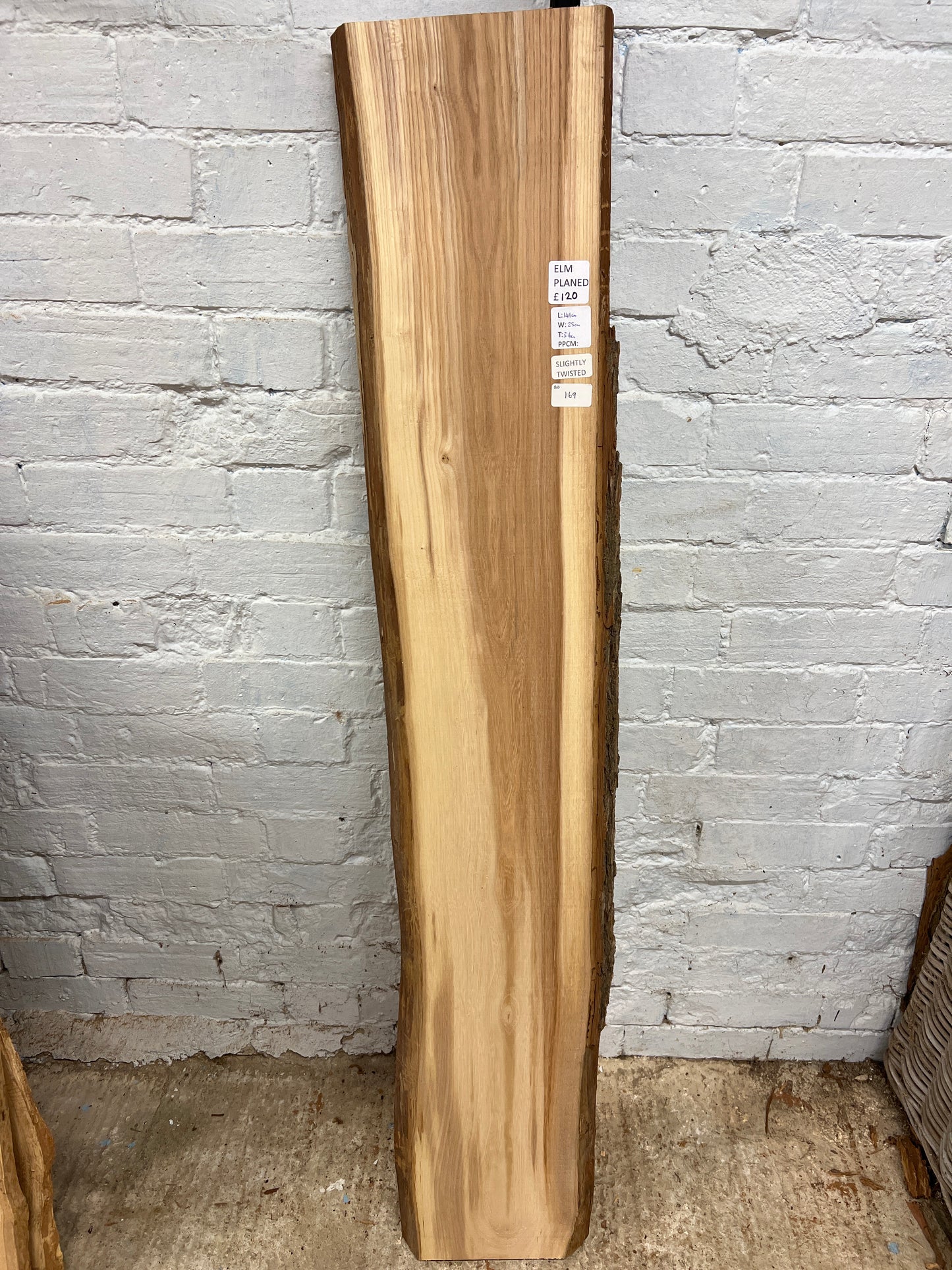 Elm No 169 - 1410x250x36mm Planed