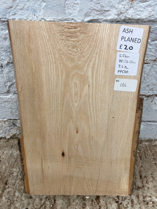 Ash No 106 - 340x240-250x38mm Planed