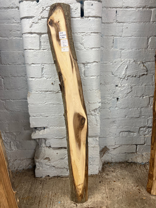 Elm No 20 - 1138x100-130x30mm  Planed