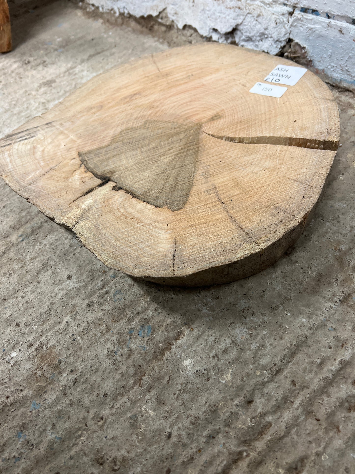 Ash No 150 - 340x340x45mm Sawn