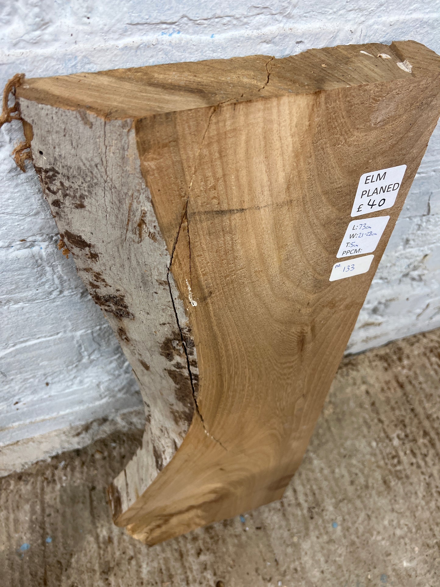 Elm No 133 - 730x210-280x50mm Planed