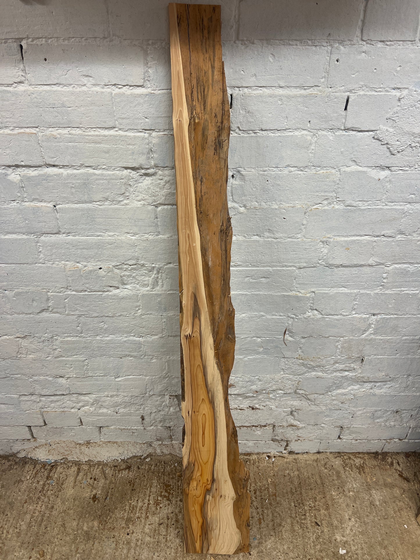 Yew No 187 - 1396x90-190x20mm Planed