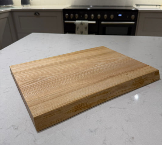 Ash Hand Made Kitchen Chopping Serving Board with Natural Edges