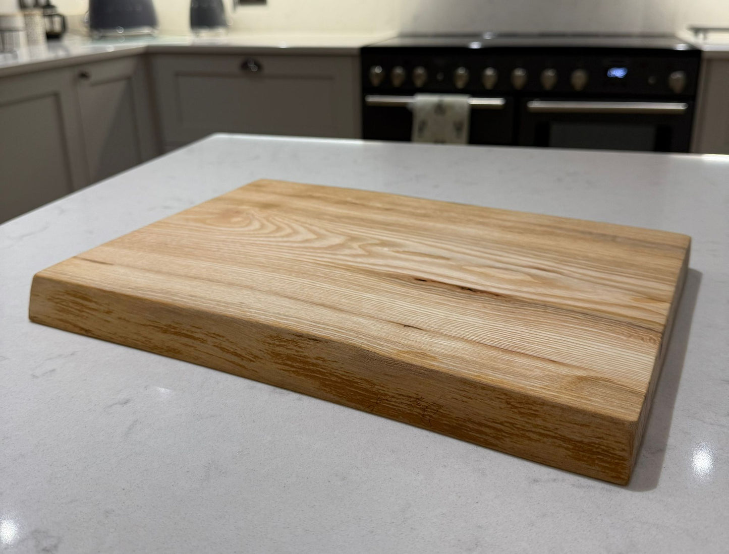 Ash Hand Made Kitchen Chopping Serving Board with Natural Edges