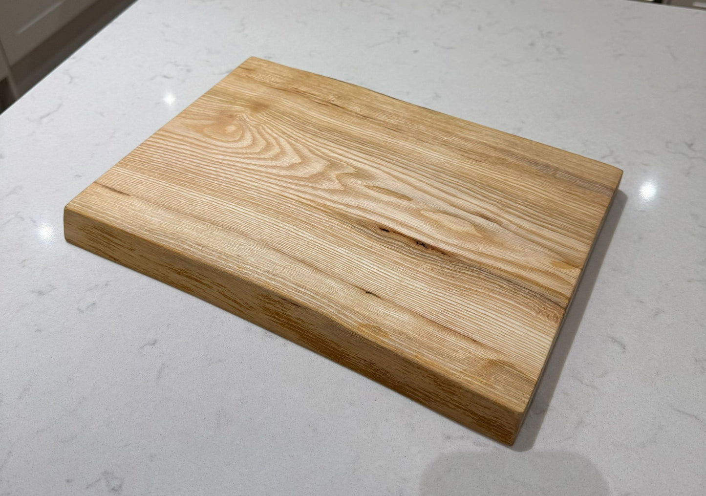 Ash Hand Made Kitchen Chopping Serving Board with Natural Edges